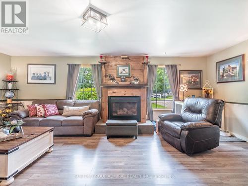 6192 5Th Line, New Tecumseth, ON - Indoor Photo Showing Living Room With Fireplace