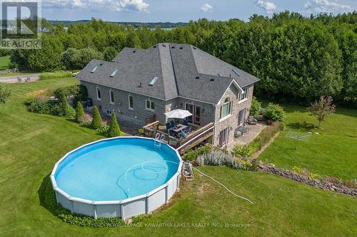 1407 Tracey'S Hill Road, Kawartha Lakes, ON - Outdoor With Above Ground Pool