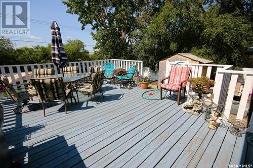 702 Second Street, Estevan, SK - Outdoor With Deck Patio Veranda