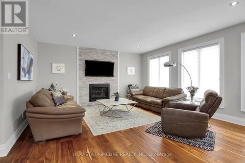 2217 Dauncey Crescent, London, ON - Indoor Photo Showing Living Room With Fireplace