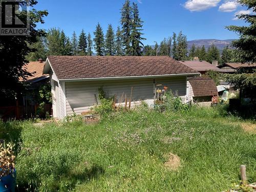 view of single garage from back of property - 2214 Lakeview Drive, Blind Bay, BC - Outdoor With Deck Patio Veranda