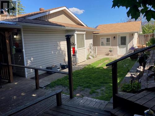 back of home and entrance to bunkie - 2214 Lakeview Drive, Blind Bay, BC - Outdoor With Deck Patio Veranda