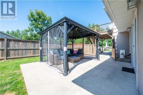 Entertaining in the yard - 11 Behnke Crescent, Pembroke, ON - Outdoor With Deck Patio Veranda With Exterior