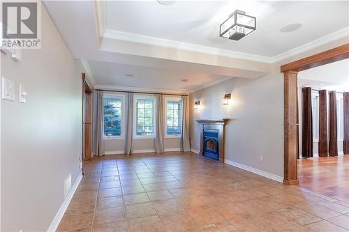 Spacious dining room w F/P - 11 Behnke Crescent, Pembroke, ON - Indoor With Fireplace