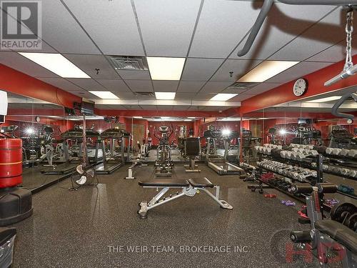 504 - 240 Scarlett Road, Toronto (Rockcliffe-Smythe), ON - Indoor Photo Showing Gym Room