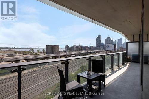 806 - 70 Distillery Lane, Toronto (Waterfront Communities), ON - Outdoor With Balcony With View With Exterior