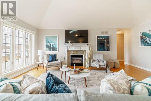 403 Hannah Road, Hamilton Township, ON - Indoor Photo Showing Living Room With Fireplace