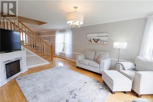 90 Nowlan Street, Grand-Sault/Grand Falls, NB - Indoor Photo Showing Living Room With Fireplace