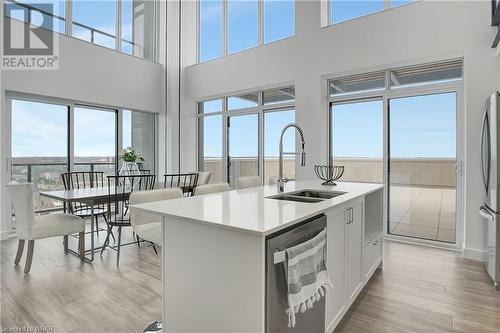 50 Grand Avenue S Unit# 1909, Cambridge, ON - Indoor Photo Showing Kitchen With Double Sink With Upgraded Kitchen