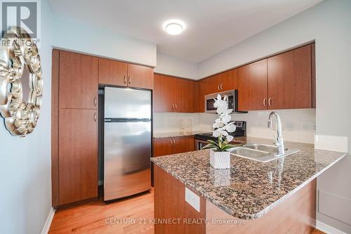 2607 - 2240 Lake Shore Boulevard W, Toronto (Mimico), ON - Indoor Photo Showing Kitchen With Stainless Steel Kitchen With Double Sink