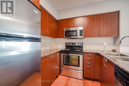 2607 - 2240 Lake Shore Boulevard W, Toronto (Mimico), ON - Indoor Photo Showing Kitchen With Stainless Steel Kitchen With Double Sink