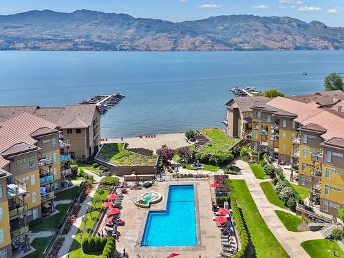 7205-4024 Pritchard Drive, Kelowna, BC - Outdoor With Body Of Water With In Ground Pool With View