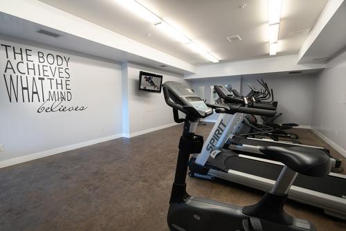 7205-4024 Pritchard Drive, Kelowna, BC - Indoor Photo Showing Gym Room