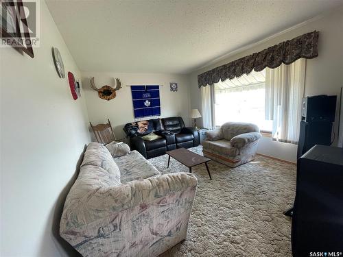 304 King Street, Smiley, SK - Indoor Photo Showing Living Room