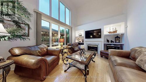 35 Country Ridge Drive, Markham (Wismer), ON - Indoor Photo Showing Living Room With Fireplace