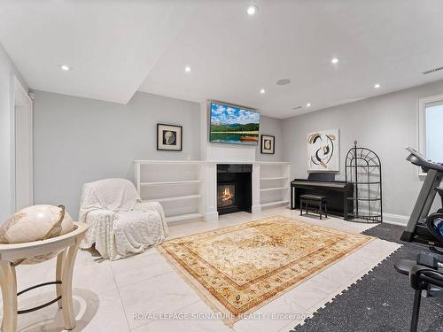 231 Lonsmount Dr, Toronto, ON - Indoor With Fireplace