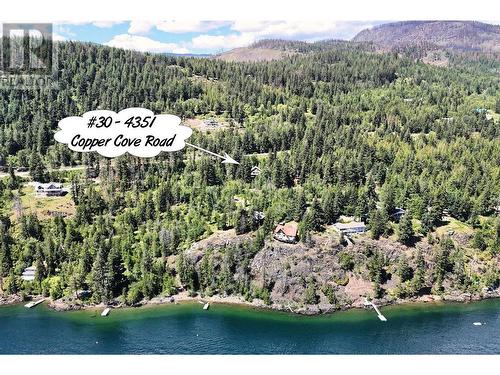 4351 Copper Cove Road Unit# 30, Scotch Creek, BC - Outdoor With Body Of Water With View