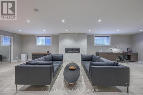 lower level w/ full height ceilings, fireplace - 1 - 570 Windermere Road, London, ON - Indoor