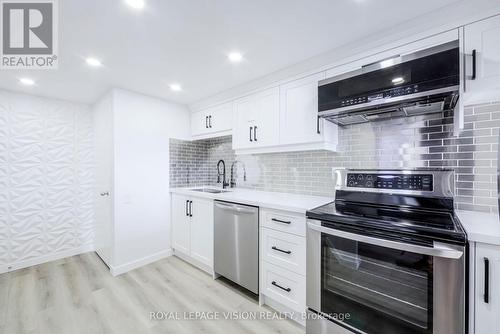 904 - 2460 Eglinton Avenue E, Toronto (Eglinton East), ON - Indoor Photo Showing Kitchen With Stainless Steel Kitchen