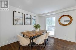 Floor-to-ceiling window in dining room - 