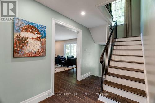 Floor-to-ceiling window in dining room - 411 Lawson Road, London, ON - Indoor Photo Showing Other Room