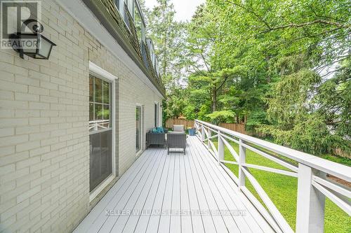 Deck spans the length of the house - 411 Lawson Road, London, ON - Outdoor With Exterior