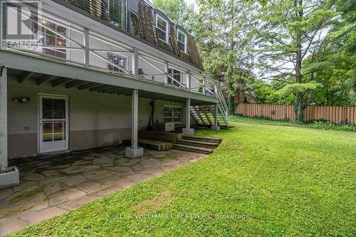 Basement walkout to flagstone patio - 411 Lawson Road, London, ON - Outdoor With Deck Patio Veranda