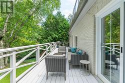 Basement walkout to flagstone patio - 