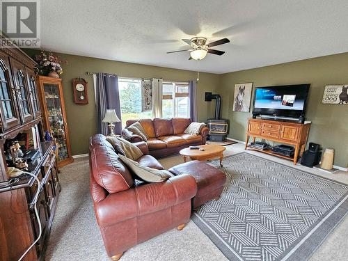 2805 Dohler Road, Smithers, BC - Indoor Photo Showing Living Room With Fireplace