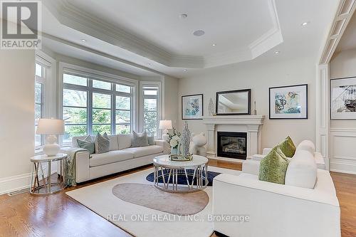 297 Churchill Avenue, Toronto (Willowdale West), ON - Indoor Photo Showing Living Room With Fireplace