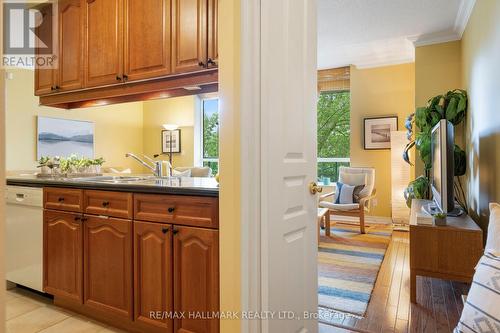 205 - 35 Boardwalk Drive, Toronto (The Beaches), ON - Indoor Photo Showing Kitchen With Double Sink