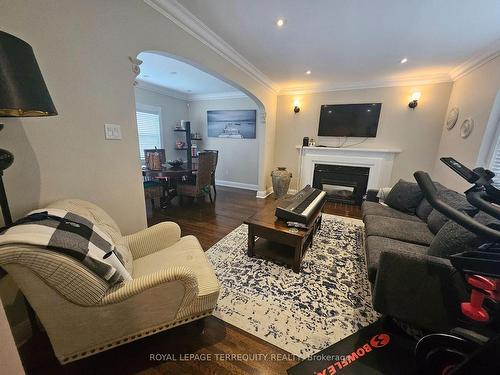 323 Lawrence Ave W, Toronto, ON - Indoor Photo Showing Living Room With Fireplace