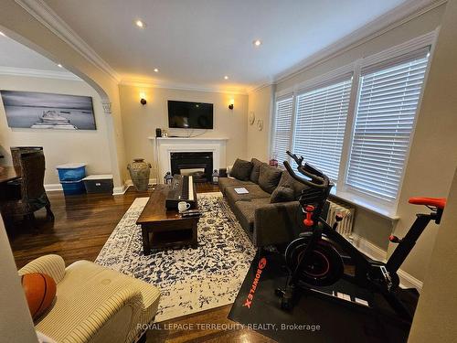 323 Lawrence Ave W, Toronto, ON - Indoor Photo Showing Living Room With Fireplace