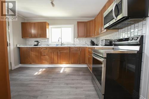 132 Woodward Ave, Sault Ste. Marie, ON - Indoor Photo Showing Kitchen With Double Sink