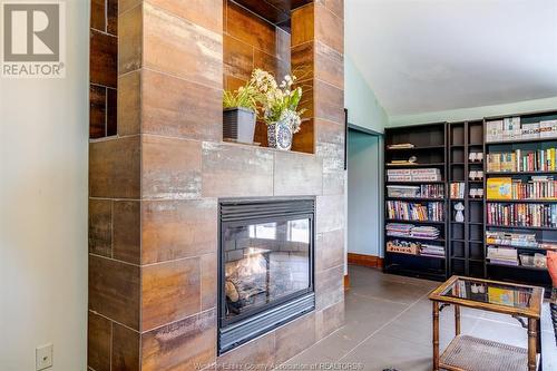 395 Kensington Boulevard, Tecumseh, ON - Indoor Photo Showing Other Room With Fireplace