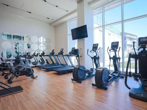 Exercise room - 1411-2000 Rue Sauvé O., Montréal (Ahuntsic-Cartierville), QC - Indoor Photo Showing Gym Room