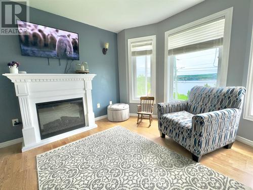 167 Balbo Drive, Clarenville, NL - Indoor Photo Showing Living Room With Fireplace