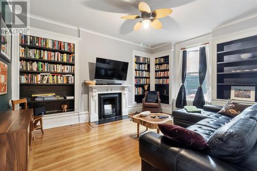 4 Park Place, St. John'S, NL - Indoor Photo Showing Living Room With Fireplace