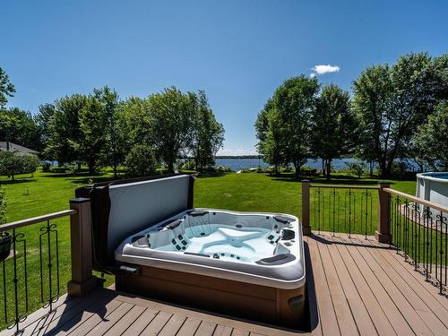 Spa - 2078 Ch. De Rive-De-La-Prairie, Stratford, QC - Outdoor With Deck Patio Veranda