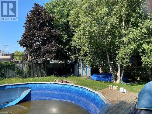 188 9Th Street, Hanover, ON - Outdoor With Above Ground Pool With Backyard