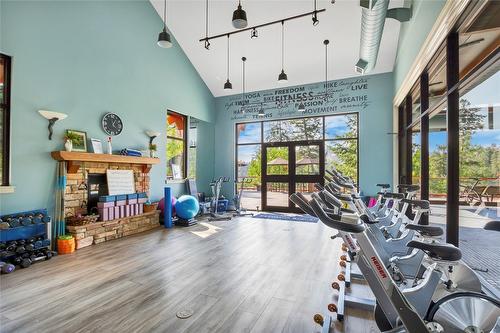 253 Dormie Place, Vernon, BC - Indoor Photo Showing Gym Room