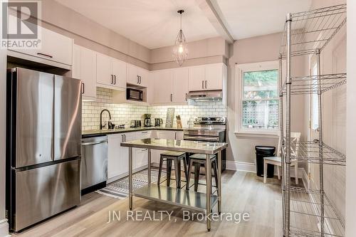 306 Harbord Street, Toronto (Palmerston-Little Italy), ON - Indoor Photo Showing Kitchen With Stainless Steel Kitchen With Upgraded Kitchen