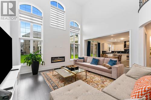 107 Appleyard Avenue, Vaughan (Kleinburg), ON - Indoor Photo Showing Living Room With Fireplace