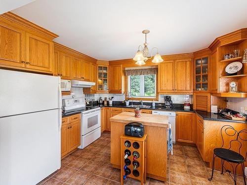 Kitchen - 1260 Ch. De Magoon Point, Stanstead - Canton, QC - Indoor Photo Showing Kitchen With Double Sink