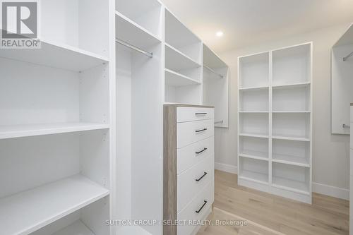 Primary Bedroom Walk In Closet - 119 Optimist Drive, Southwold (Talbotville), ON - Indoor With Storage