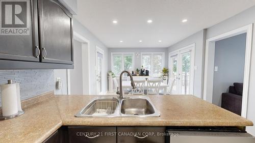 217 Colette Drive, London, ON - Indoor Photo Showing Kitchen With Double Sink