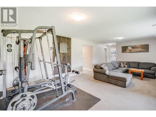 934 Hillview Road, Ootischenia, BC - Indoor Photo Showing Gym Room