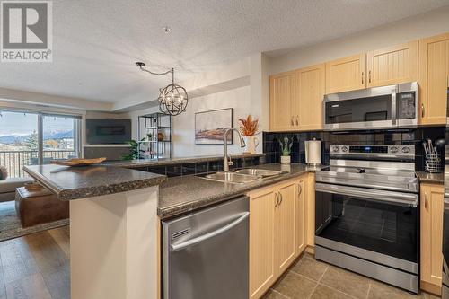 205 Third  Avenue Unit# 1213, Invermere, BC - Indoor Photo Showing Kitchen With Double Sink