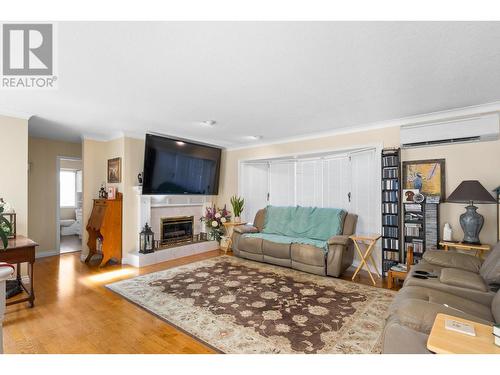 160 Overlook Place Lot# 12, Vernon, BC - Indoor Photo Showing Living Room With Fireplace