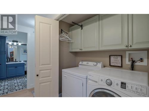 3996 Beach Avenue Unit# 301 Lot# 29, Peachland, BC - Indoor Photo Showing Laundry Room